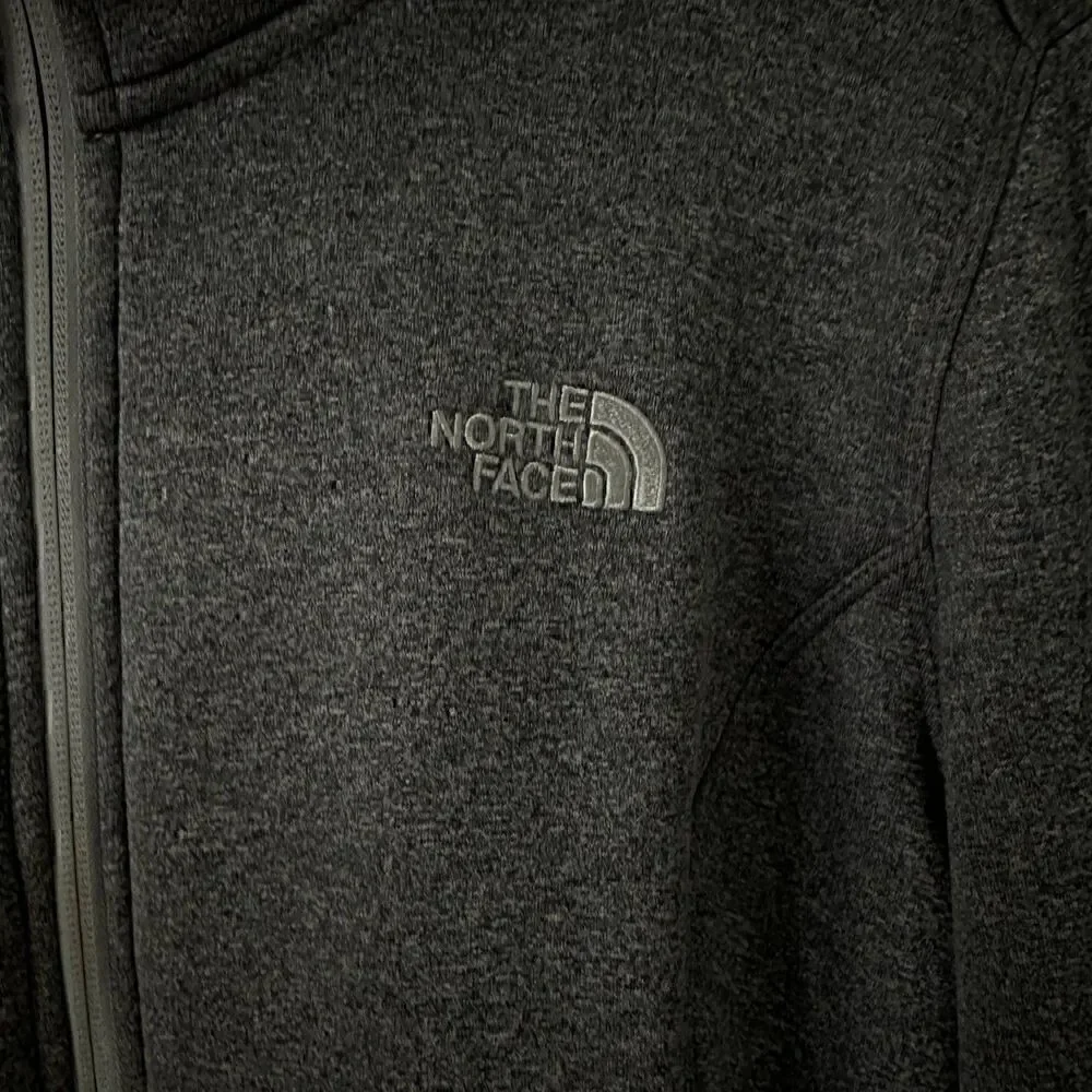 The North Face Womens Purple‎ Zip Up Fleece Lined Stretchy Pockets Jacket Size M